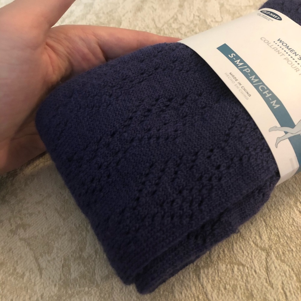 NWT Purple Knit Tights